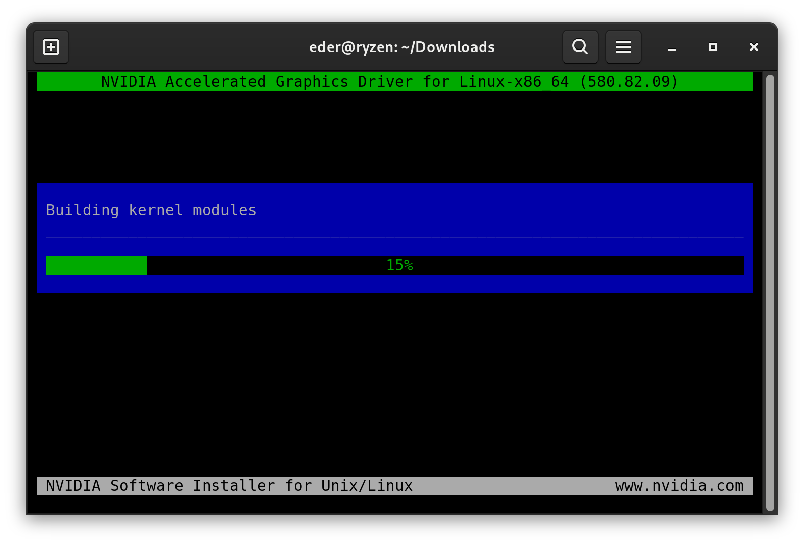 Construção do módulo de kernel