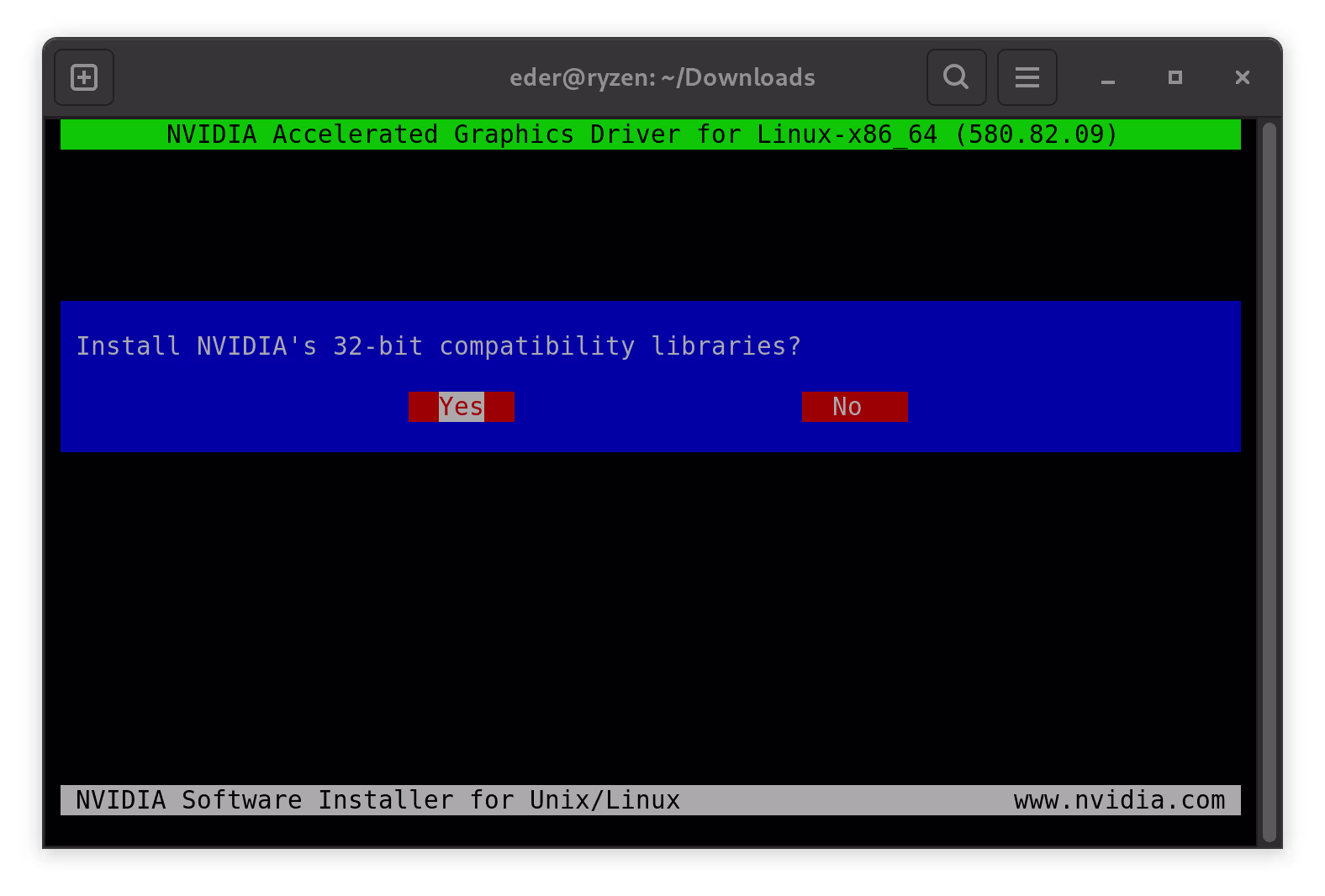 Instalação das bibliotecas de 32 bits
